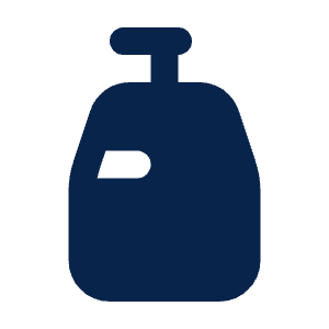Shower Gel Fill Icon from Mingcute Fill Set