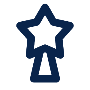 Star Topper Line Icon from Mingcute Line Set