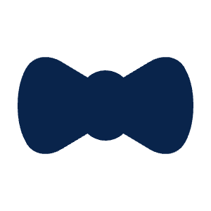 Bow Tie Fill Icon from Mingcute Fill Set