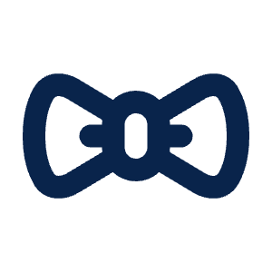 Bow Tie Line Icon from Mingcute Line Set