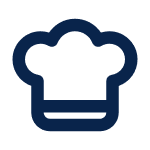Chef Hat Line Icon from Mingcute Line Set