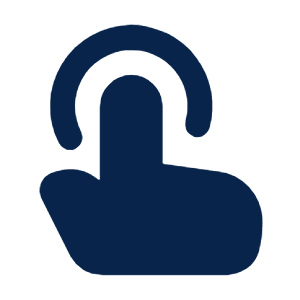 Finger Press Fill Icon from Mingcute Fill Set