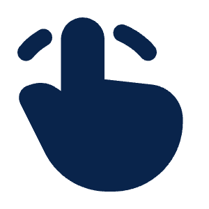 Finger Swipe Fill Icon from Mingcute Fill Set