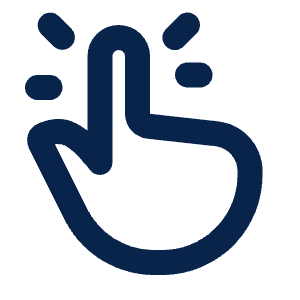 Finger Tap Line Icon from Mingcute Line Set