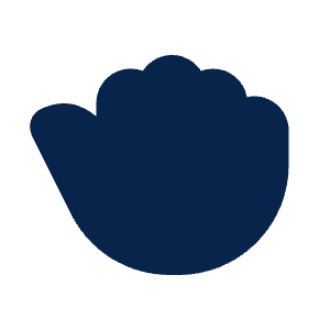 Hand Grab Fill Icon from Mingcute Fill Set