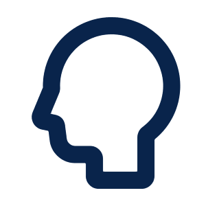 Head Line Icon from Mingcute Line Set