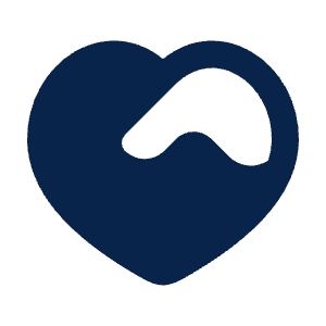 Heart Hand Fill Icon from Mingcute Fill Set