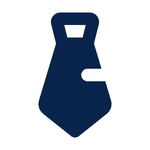 Necktie Fill Icon from Mingcute Fill Set