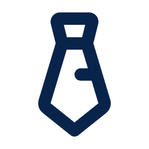 Necktie Line Icon from Mingcute Line Set