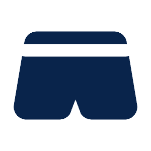 Shorts Fill Icon from Mingcute Fill Set