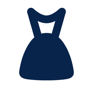 Skirt Fill Icon from Mingcute Fill Set