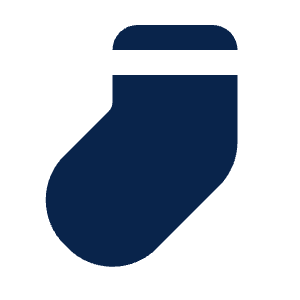 Sock Fill Icon from Mingcute Fill Set