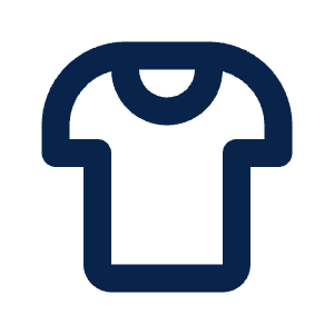 T Shirt 2 Line Icon from Mingcute Line Set