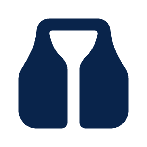 Vest Fill Icon from Mingcute Fill Set