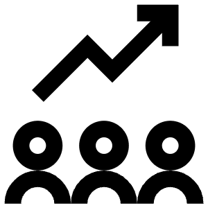 Arrow Upward Group Icon from Atlas Line Set