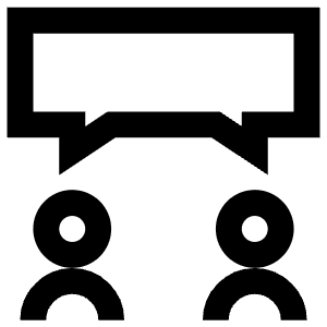 Chat Conversation Icon from Atlas Line Set