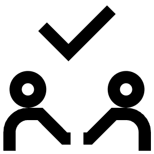 Checkmark Meeting Icon from Atlas Line Set