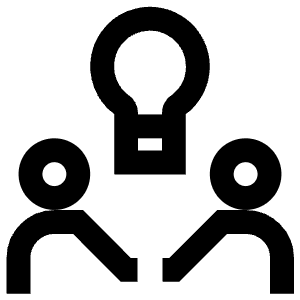 Lightbulb Meeting Icon from Atlas Line Set