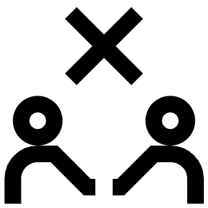 Xmark Meeting Icon from Atlas Line Set