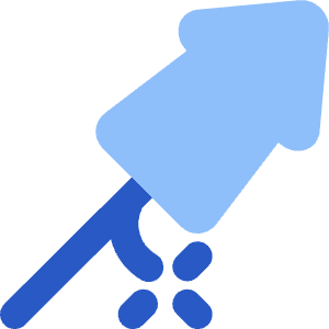 Fireworks Rocket Icon from Core Flat Set