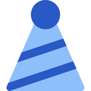 Party Hat Icon from Core Flat Set