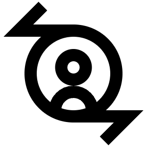 Account Circle Arrows Left Right Icon from Atlas Line Set