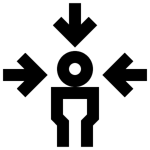 Person Receive Arrows Icon from Atlas Line Set