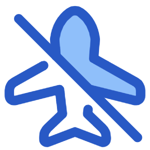 Airplane Disabled Icon from Plump Duo - Free Set