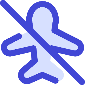 Airplane Disabled Icon from Core Duo - Free Set