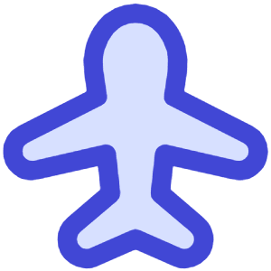 Airplane Enabled Icon from Core Duo - Free Set