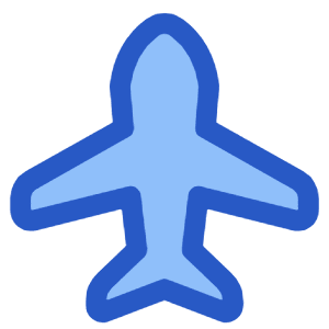 Airplane Enabled Icon from Plump Duo - Free Set