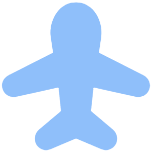 Airplane Enabled Icon from Core Flat - Free Set