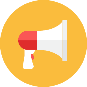 Bullhorn Icon from Kameleon Colors - Free Set