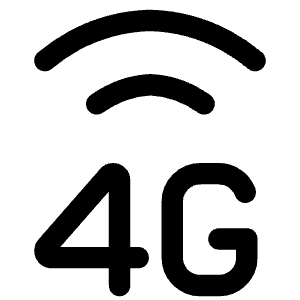 Cellular Network 4g Icon from Core Line - Free Set