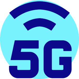Cellular Network 5g Icon from Sharp Pop - Free Set