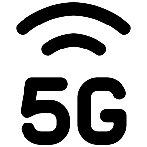 Cellular Network 5g Icon from Core Solid - Free Set