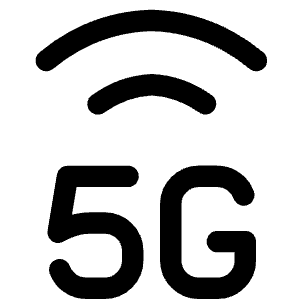 Cellular Network 5g Icon from Core Line - Free Set