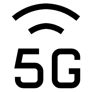 Cellular Network 5g Icon from Sharp Line - Free Set