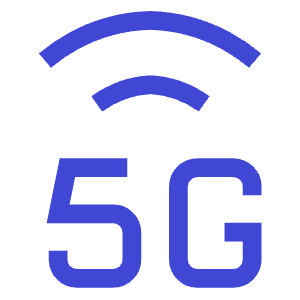 Cellular Network 5g Icon from Sharp Duo - Free Set