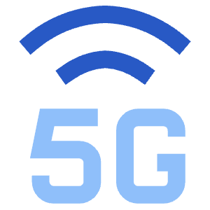 Cellular Network 5g Icon from Sharp Flat - Free Set