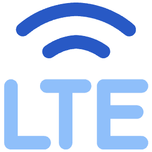Cellular Network Lte Icon from Core Flat - Free Set