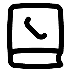 Contact Phonebook 2 Icon from Flex Line - Free Set