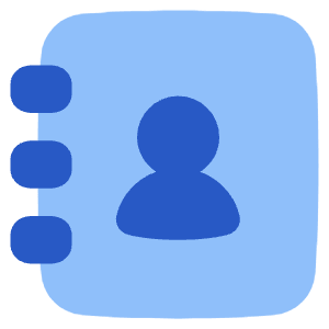 Contact Phonebook Icon from Plump Flat - Free Set
