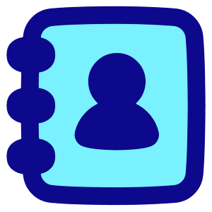 Contact Phonebook Icon from Plump Pop - Free Set