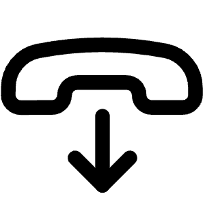 Hang Up 2 Icon from Core Line - Free Set