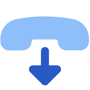 Hang Up 2 Icon from Core Flat - Free Set