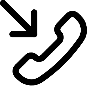 Incoming Call Icon from Core Line - Free Set