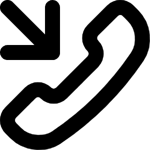Incoming Call Icon from Micro Line - Free Set