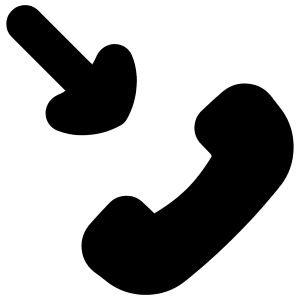 Incoming Call Icon from Flex Solid - Free Set