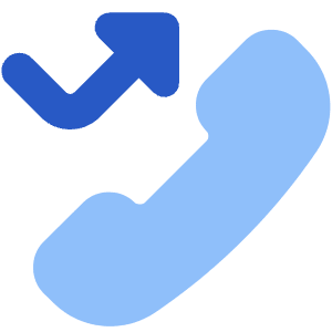 Missed Call Icon from Core Flat - Free Set